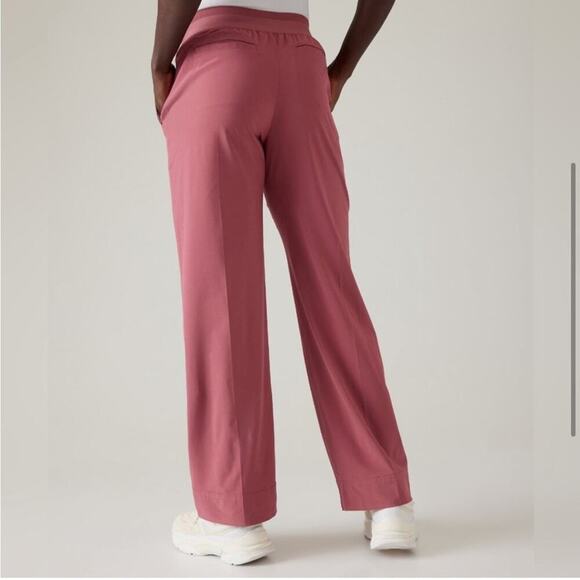 Athleta BROOKLYN HEIGHTS HIGH RISE WIDE TROUSER Size 10 - Picture 5 of 11